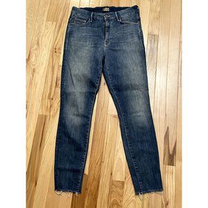 Mother high waisted looker ankle fray in Not Rough Enough, Women's Size 30